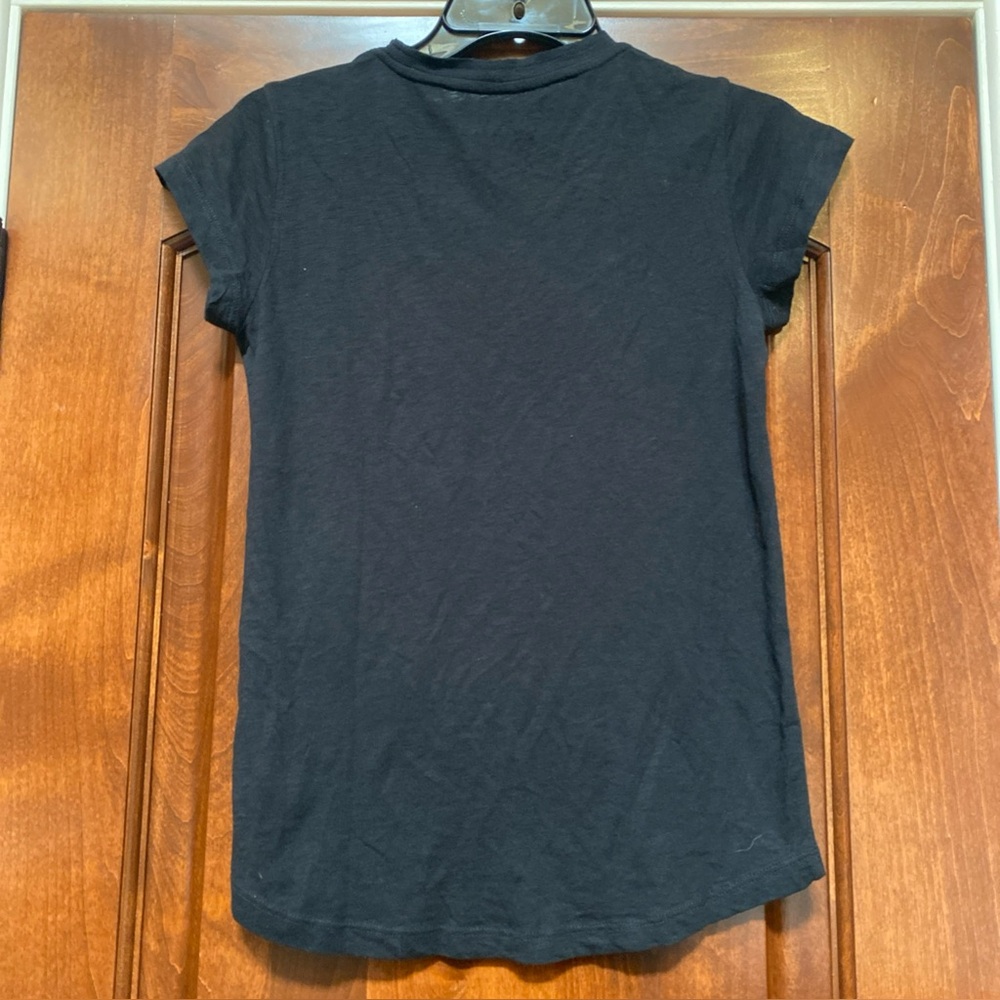 Zadig & Voltaire JE M’EN FOUS Black Graphic T-Shirt in Sz S - Picture 5 of 9